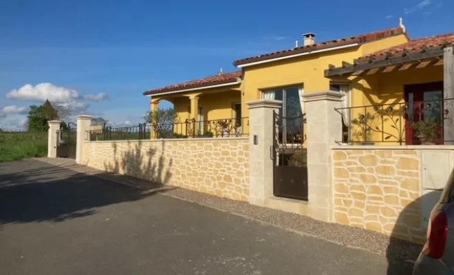Installation d'un portail motorisé à Blasimon